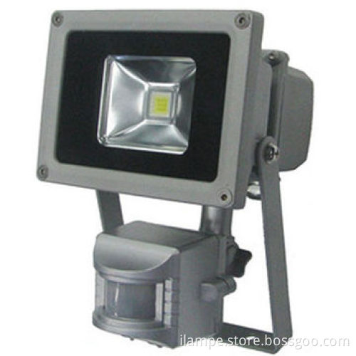 Shenzhen Lamp Best Selling 10W LED Floodlight with Sensor